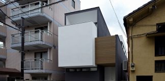 Бетонный крошечный дом в Токио